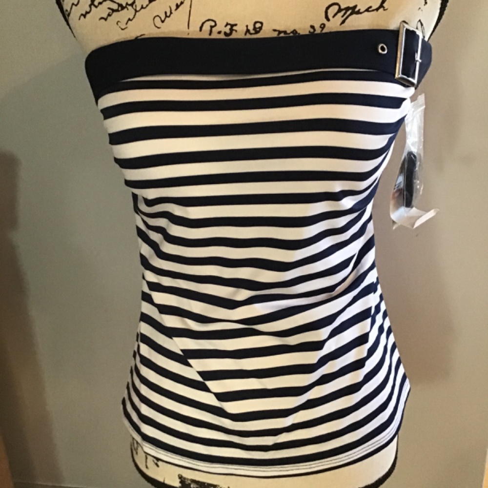 NWT Beach House Woman's Admiral Cruise 2018 Tankini With Buckle Size 12